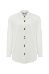 Long Sleeve Button- Up Shirt